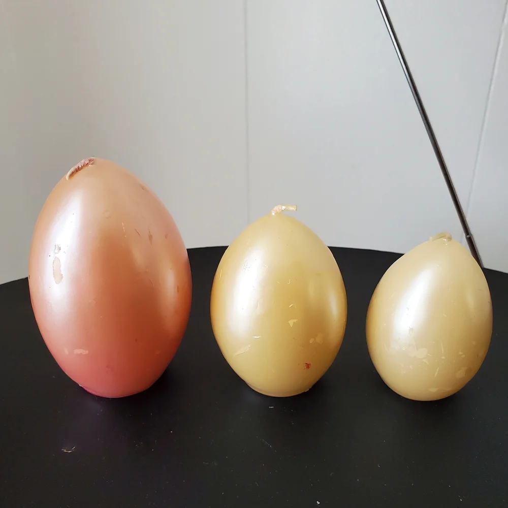 A Bunny and 3 Egg Candle Set